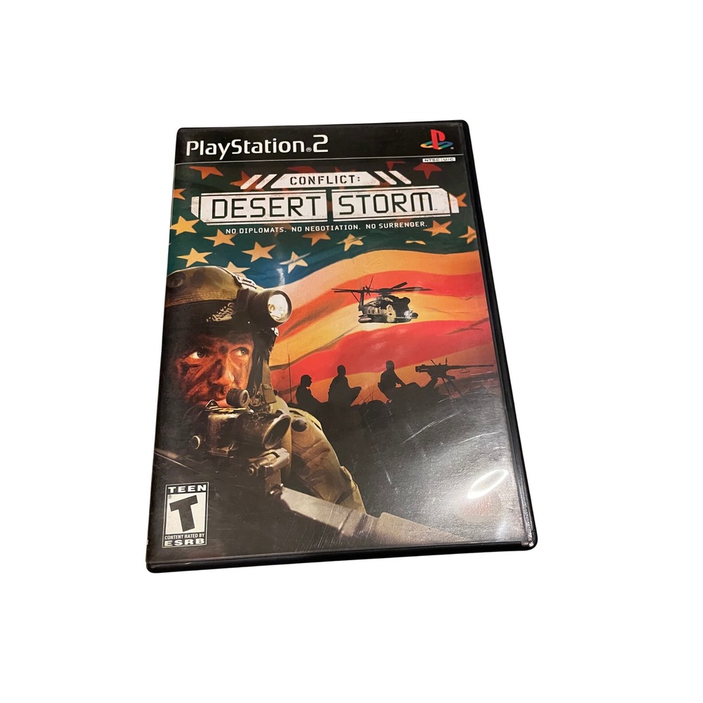 Conflict Desert Storm Sony PlayStation 2 PS2 Game Complete CIB SLUS-20443 NTSC
